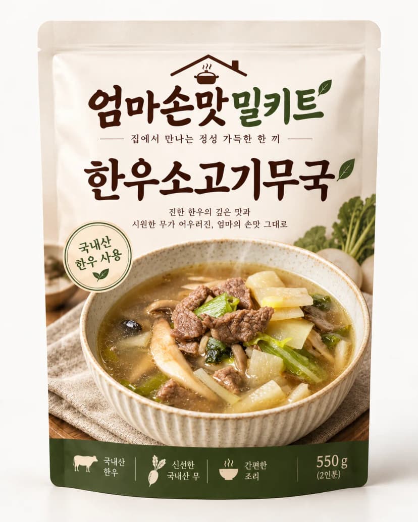 한우 소고기 무국